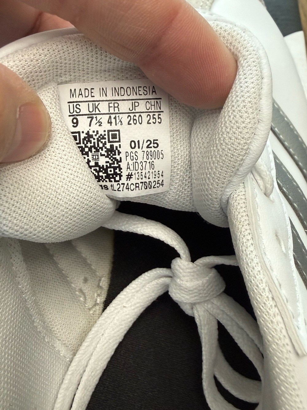 adidas VL Court Base Sneakers - Women's Size 9 - All White - NEW IN BOX - Picture 8 of 11